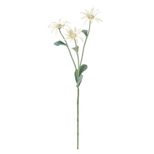 【セール品】MAGIQ　フランネルスプレー　ホワイト　造花