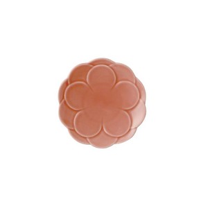 小田陶器 コトハナ 11小皿 天竺牡丹 赤[日本製/美濃焼/和食器]