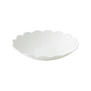 Mino ware Main Dish Bowl White Adonides Made in Japan