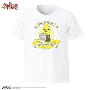 アドベンチャー･タイム　Tシャツ／悪戯されたレモングラブ ホワイト