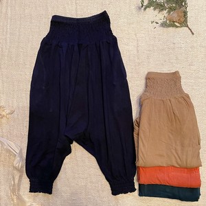 Natural Material Dyeing With Vegetables Dyeing Kids Bamboo Pants Plain Organic