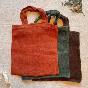 Natural Material Dyeing With Vegetables Dyeing Tote Bag Plain Wild Organic