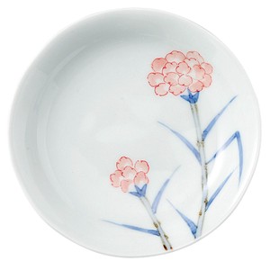 Small Plate Porcelain Arita ware Carnation Made in Japan