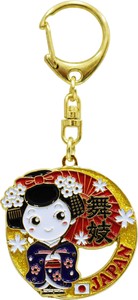 Key Ring Key Chain Gold Apprentice Geisha