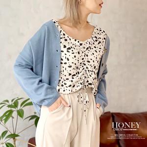 20 S/S Sleeve Shearing Top Dalmatian Floral Pattern Leopard 20
