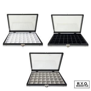 Loose Case Tools/Furniture Natural stone Aluminium Glass Case Storage 30mm Square 40