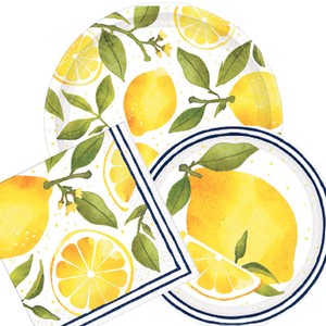 【Amscan】パーティー食器　レモン　シリーズ