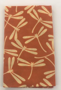 Thusen Komon Hand Towel Dragonfly Made in Japan Japanese Pattern Komon Hand Towel Remake