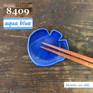 Animal Craft Aqua Blue Discuss Chopstick Rest Mino Ware Made in Japan
