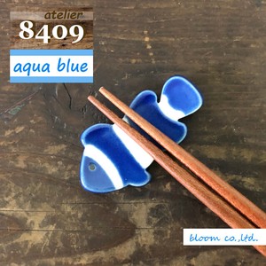 Animal Craft Aqua Blue Clownfish Chopstick Rest Mino Ware Made in Japan