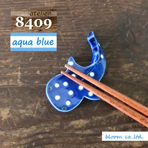 Animal Craft Aqua Blue Whale Shark Chopstick Rest Mino Ware Made in Japan