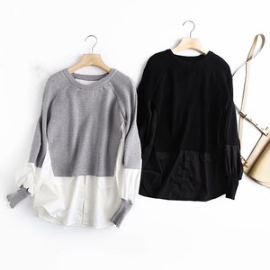 Button Shirt/Blouse Long Sleeves Tops Spring Ladies' NEW