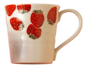 Kutani ware Mug Strawberry Pottery Made in Japan