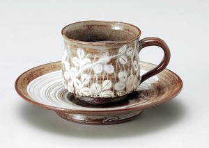 Kyo/Kiyomizu ware Cup & Saucer Set Pottery Made in Japan