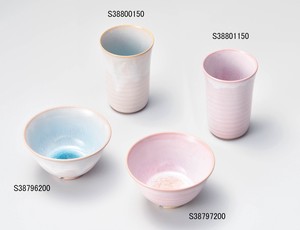 天龍窯ガラス釉　ソライロ飯茶碗【日本製  陶器  萩焼】