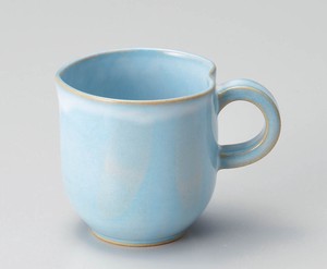 天龍窯ガラス釉　ソライロマグカップ【日本製  陶器  萩焼】