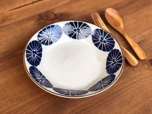 美浓烧 大餐盘/中餐盘 陶器 日式餐具 21cm 日本制造