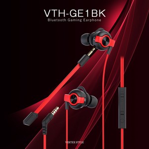 ゲーミングイヤホン マイク付き 有線 高音質 重低音 テレワーク 自宅 クリア ダイナミック型  VTH-GE1BK