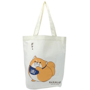 "Mochishiba" Shiba Inu Dog With gusset Cotton Bag Okaka