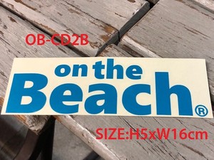 オンザビーチ on the Beach 【 カッティングステッカー 】シール OB-CD2