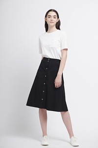 Skirt black Cotton