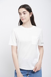 SHOKAY / ウイメンズ・コットンステイトメントTシャツ(ホワイト)