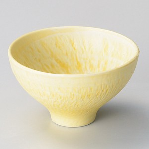 美浓烧 大钵碗 黄色 日本制造