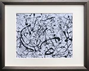アートフレーム　ジャクソン・ポロック Jackson Pollock Number 14: Gray