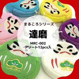 Maruko Series Coin Case Daruma 6 Colors Assort