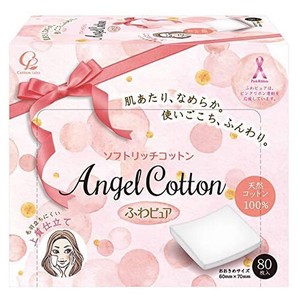 コットン・ラボ Angel Cotton ふわピュアソフトリッチコットン（80枚）