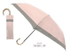 【2021新作】【晴雨兼用】【遮熱・遮光】まるい3段折りたたみ傘 グログラン SP 787285