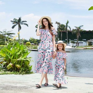 Fashion Parent And Child One-piece Dress 22 A6 9 5 7