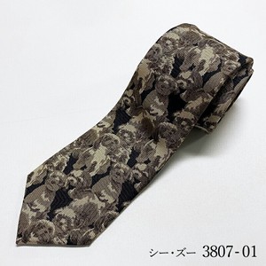 Dog pattern tie「シー・ズー」ネクタイ