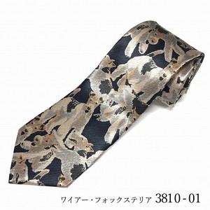 Dog pattern tie「ワイアー・フォックステリア」ネクタイ
