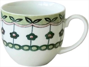 Pottery Field Line Flower Mug Made in Japan made Japan