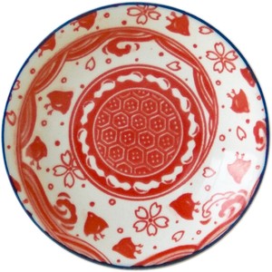 大餐盘/中餐盘 红色 日本制造