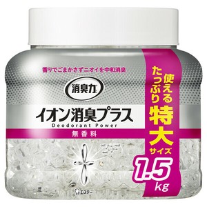 消臭力クリアビーズイオン消臭P特大本体 1．5kg