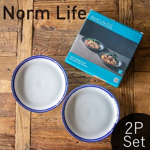 2Pセット 日本製 美濃焼 ノームライフ プレート24 おしゃれ 食器 陶器 北欧 ギフト