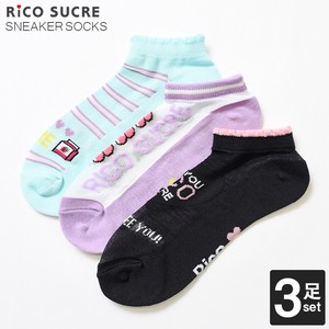 【2021春夏】シースルー3Pソックス 3足組 RiCO 女の子 靴下 アパレル小物