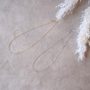 〔Silver925〕ペタルチェーンネックレス (necklace)