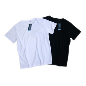 2 T-shirt Men's 2 2 Pcs BLACK WHITE 2 Colors