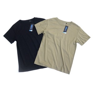 2 T-shirt Men's 2 2 Pcs BLACK 2 Colors
