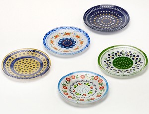 Plate Set Glass Mini Dish Scandinavia Plates Gift