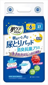 日本製紙クレシア　肌ケアアクティ尿とりパッド消臭抗菌プラス6回分 【 大人用オムツ 】
