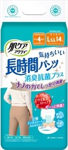 日本製紙クレシア　肌ケア アクティ 長時間パンツ消臭抗菌プラス L−LL14枚 【 大人用オムツ 】