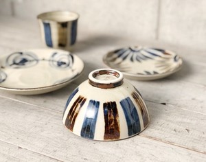 Tokusa Mino Ware Rice Bowl Rice Bowl Made in Japan Japanese Plates Pottery Pottery