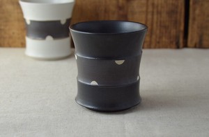Mino ware Japanese Teacup black Made in Japan