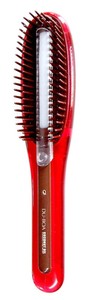 Comb/Hair Brush Red Made in Japan