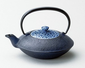 SOMETSUKE Sakura Japanese Tea Pot Made in Japan Porcelain Nambu Tekki