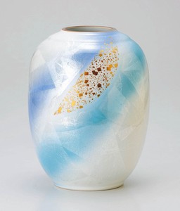 Chirashi Flower Vase Made in Japan Porcelain KUTANI Ware